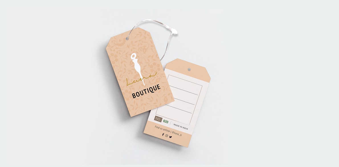 Hang Tags, Hang Tag Designs for Clothing & Garments at Vistarpint.in